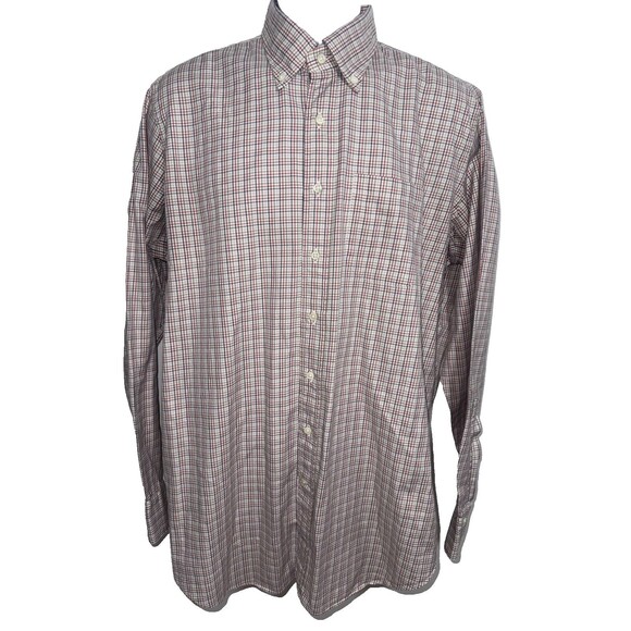 Sid Mashburn Button Down Shirt Tan Cotton Casual Preppy Lightweight Men Large - Picture 1 of 10